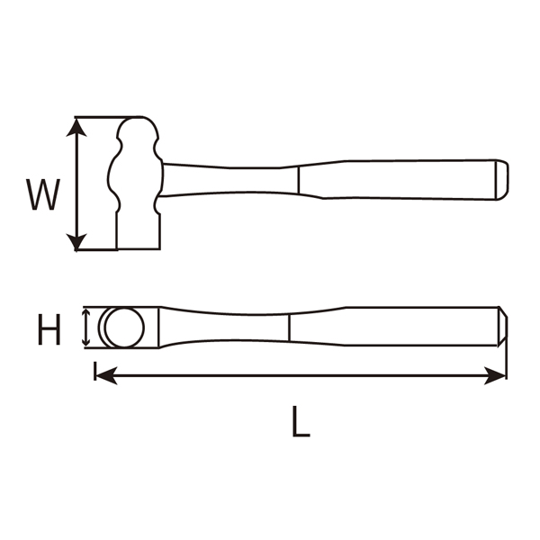 工業(yè)級(jí)圓頭一體錘