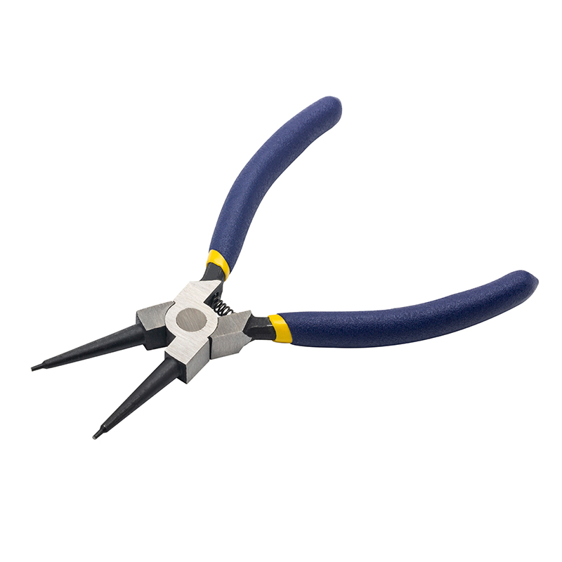 Cr-V 美式精拋雙沾塑直型內卡擋圈鉗