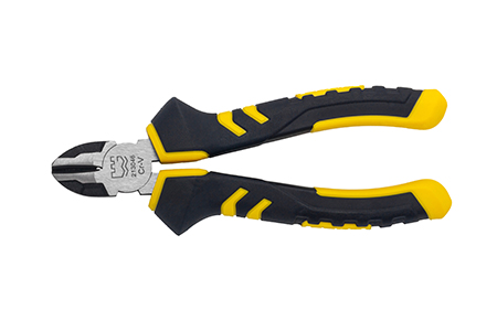 Great Wall Industrial-Grade German-Style Bi-Color Handle Diagonal Cutters Pliers，Labor-Saving