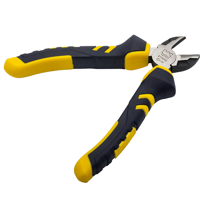 Great Wall Industrial-Grade German-Style Bi-Color Handle Diagonal Cutters Pliers，Labor-Saving
